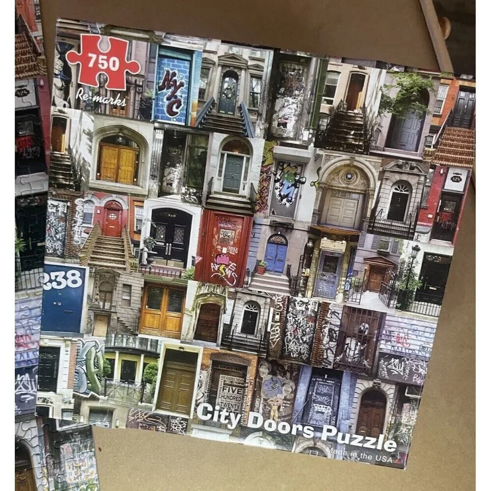 Re-marks Jigsaw Puzzle 750 Pieces City Doors 18